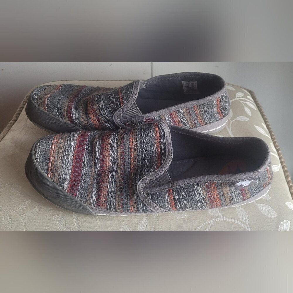 Rocket Dog Multi Colored Canvas Slip On Shoes Sz.9